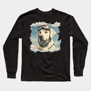 Aviator dog Long Sleeve T-Shirt